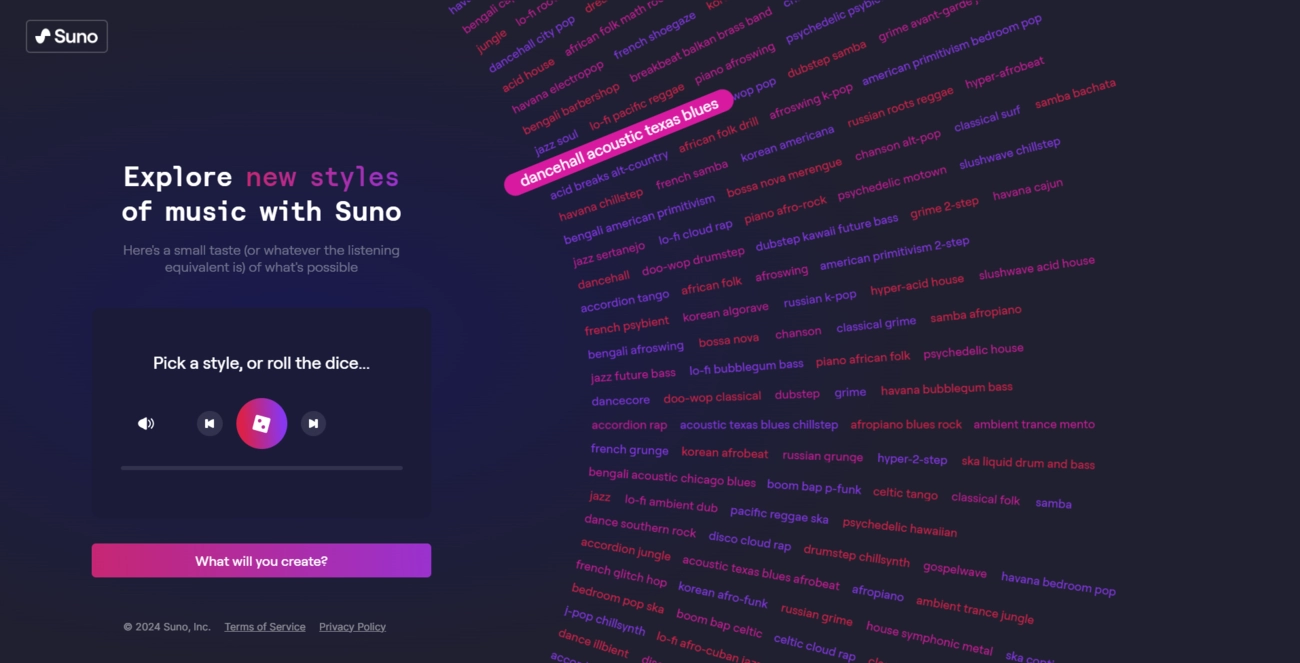 Suno – novinka v tvorbe hudby pomocou AI 2024