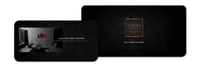 Fossq — weby a e-shopy, ukážka práce Verteco