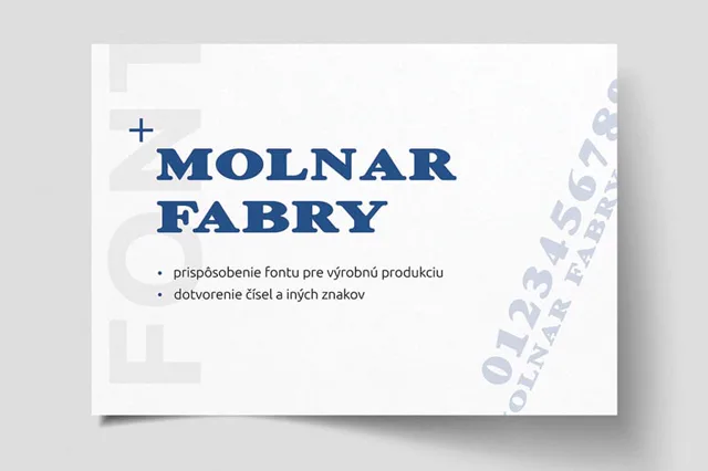 Molnár — iná grafika, ukážka práce Verteco