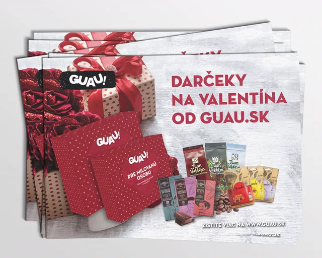 guau.sk — katalógy, letáky a print, ukážka práce Verteco