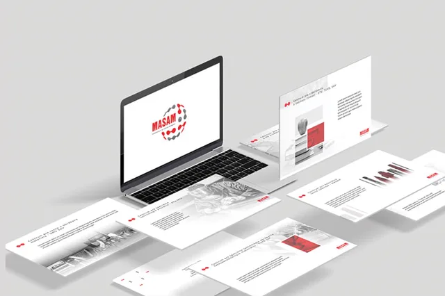 Masam — branding, ukážka práce Verteco