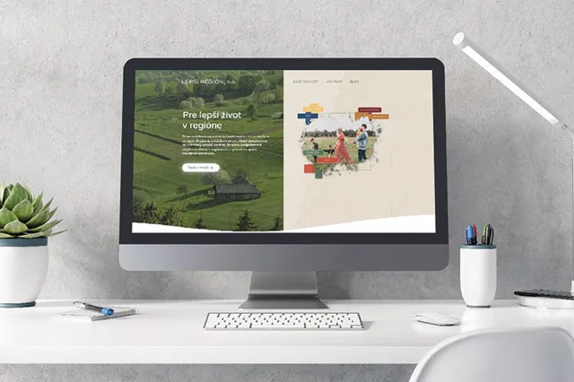 Lepší región — weby a e-shopy, ukážka práce Verteco