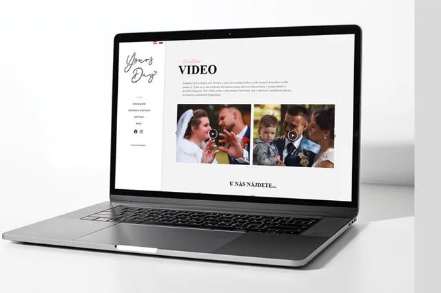 YoursDay — weby a e-shopy, ukážka práce Verteco