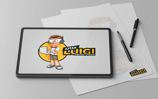 Lugii — branding, ukážka práce Verteco