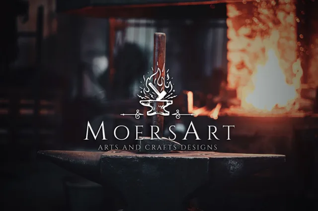 MoersArt — logá, ukážka práce Verteco