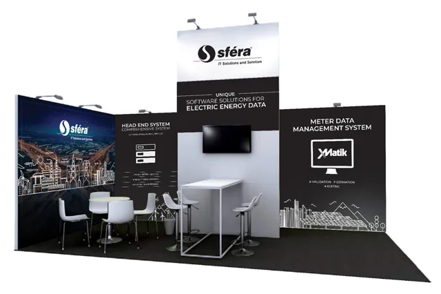 Sféra — iná grafika, ukážka práce Verteco