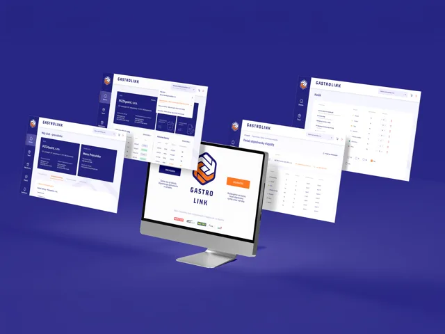 GastroLink — aplikácie a ux, ukážka práce Verteco