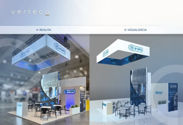 VIPO — 3d a interiér, ukážka práce Verteco