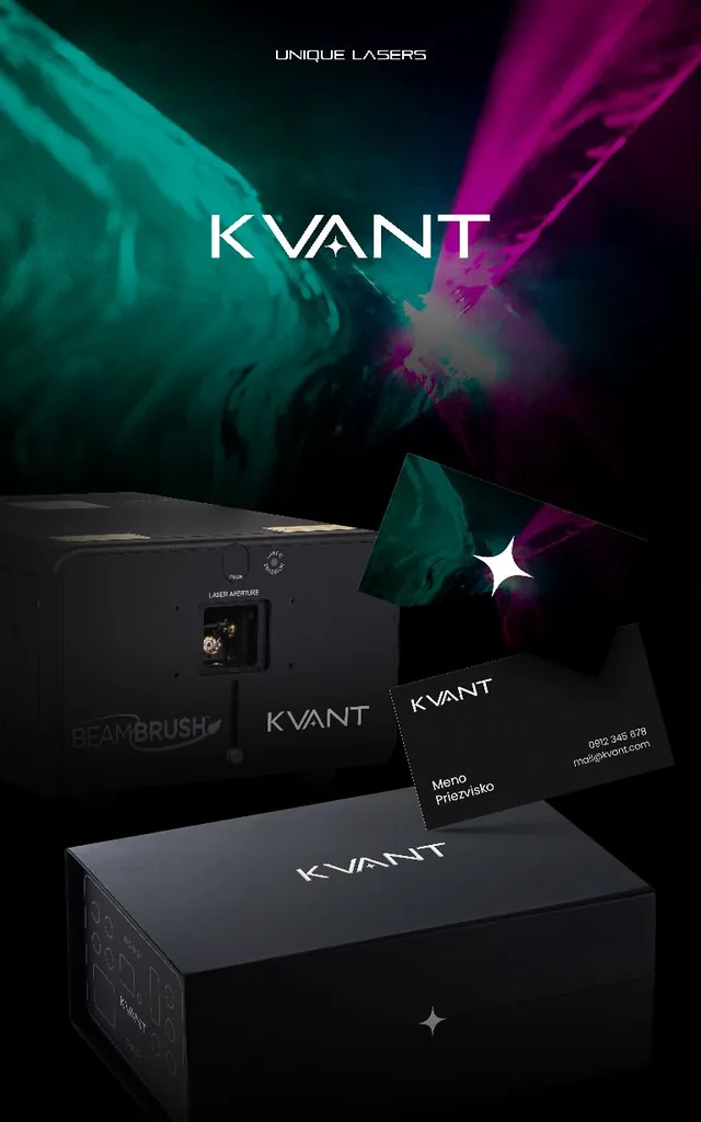 Kvant — branding, ukážka práce Verteco