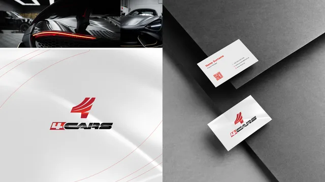 4Cars — logá, ukážka práce Verteco