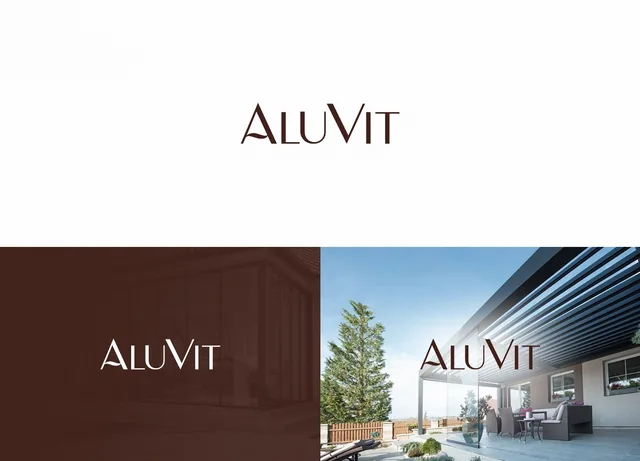 AluVit — logá, ukážka práce Verteco