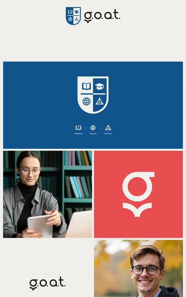 g.o.a.t. — logá, ukážka práce Verteco