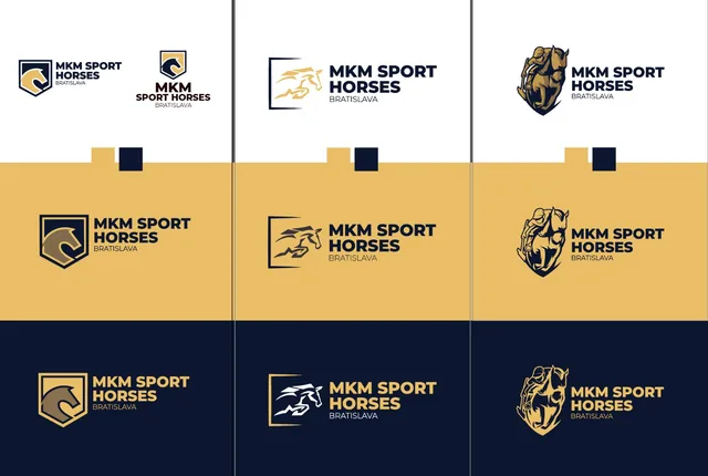MKM Sport Horses — logá, ukážka práce Verteco