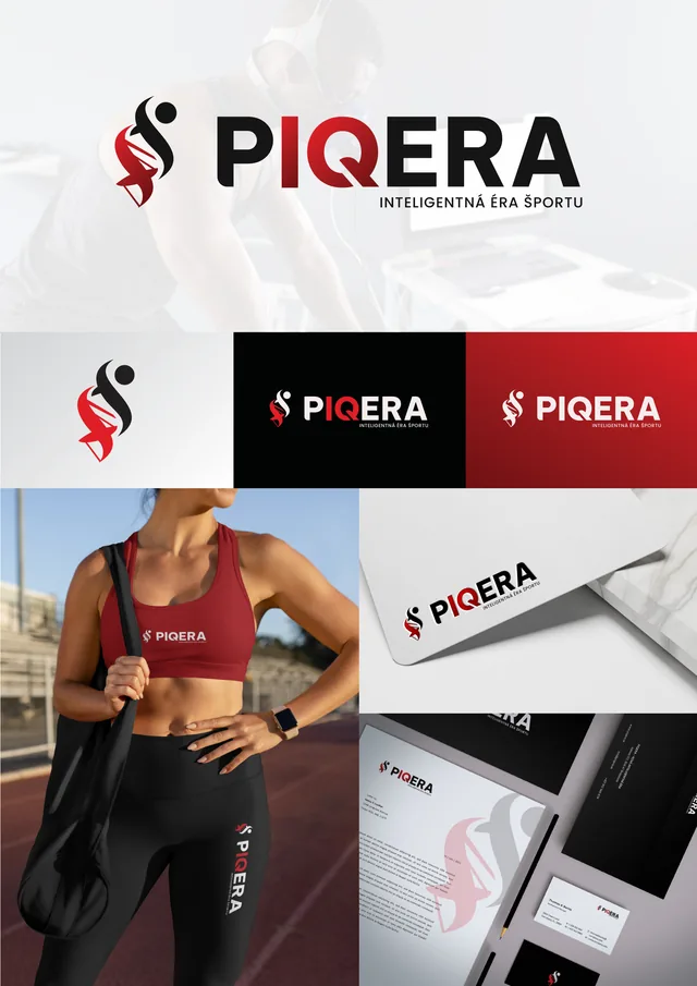 Piqera — logá, ukážka práce Verteco