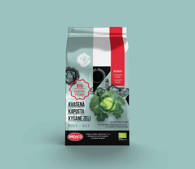 Andaco — obalový dizajn, ukážka práce Verteco
