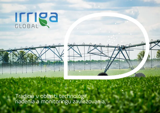 Irriga — katalógy, letáky a print, ukážka práce Verteco