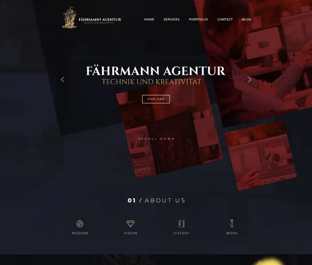 Fährmann — weby a e-shopy, ukážka práce Verteco