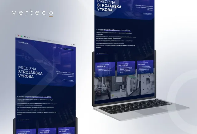 JGL — weby a e-shopy, ukážka práce Verteco