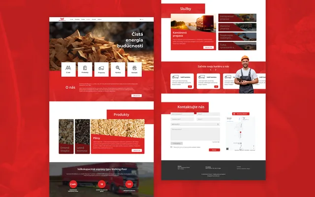 WorldWood — weby a e-shopy, ukážka práce Verteco