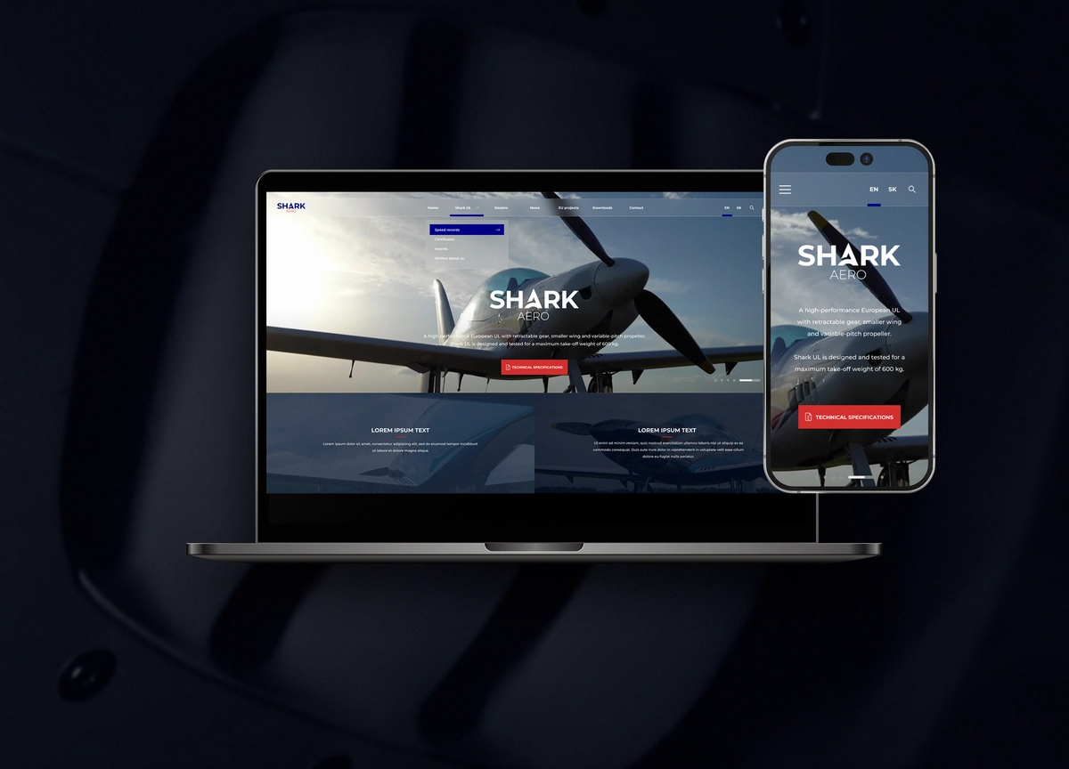 Ukážka práce — Web a e-shop